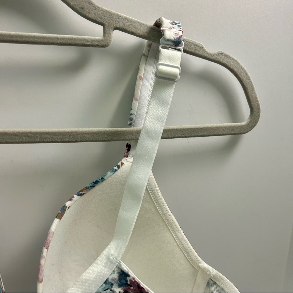 Cacique Lane Bryant Lightly Lined Full Coverage Floral Underwire Bra 38C - Picture 12 of 15